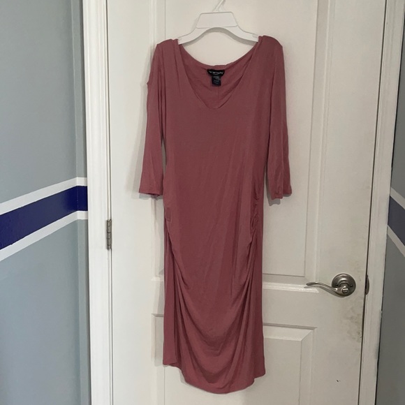 Pink Maternity Dress - Picture 1 of 2